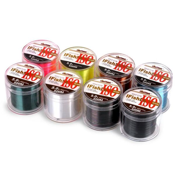 

braid line 1 pcs 500m nylon thread wear resistant fishing accessories monofilament