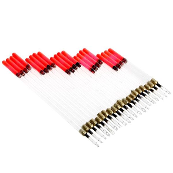 

fishing accessories 20pcs crystal floats floating stem tube set kits light