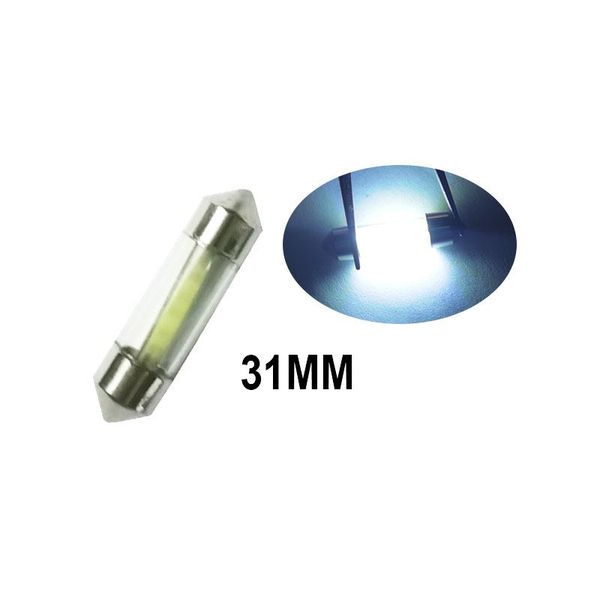 

emergency lights 50pcs festoon led cob signal bulb smd 31mm 36mm 39mm 41mm car interior reading light reverse license plate lamp 12v white