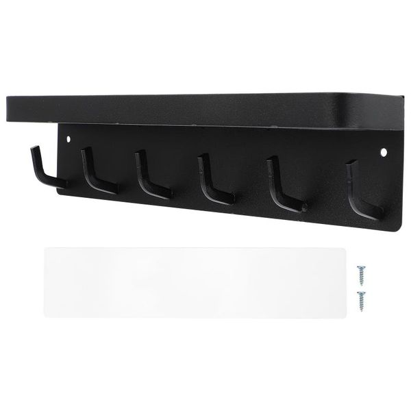

hooks & rails 1pc wall mounted storage rack with hook for bathroom