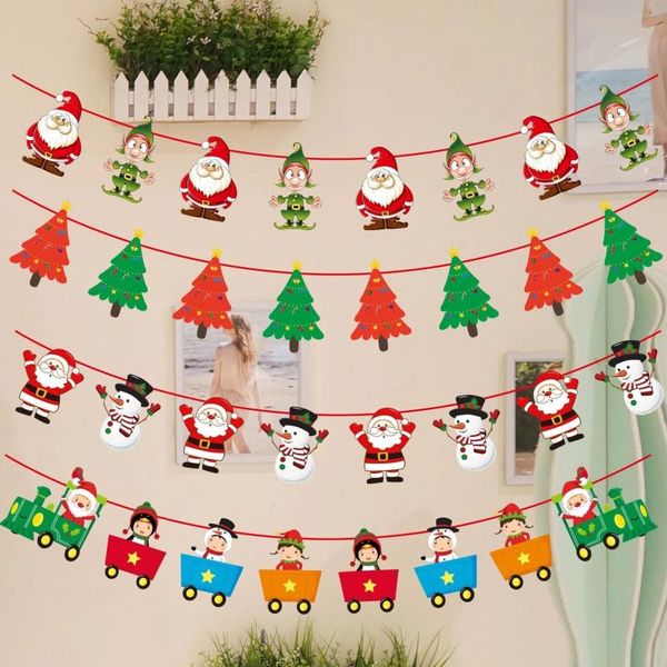 

christmas decorations 3m banner garland navidad noel 2021 2022 year
