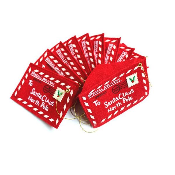 

christmas decorations for home red envelope tree decoration year 2022 gift navidad 1~10pcs