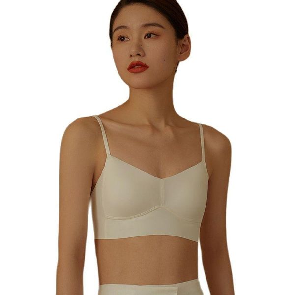 

bras fashion tank for women underwear female bralette crop femme camisole push up girls backless body slim, Red;black