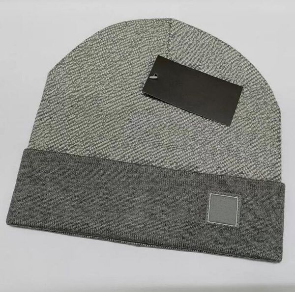

fashion beanie autumn winter beanies knitted hat for men and women hats classical sports designer skull caps ladies casu, Blue;gray