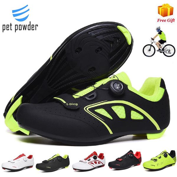 

mountain biking shoes self-locking road bike for men and women outdoor sports cycling light breathable footwear, Black