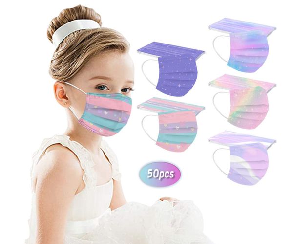 

custom logo children's disposable three-layer mask kids