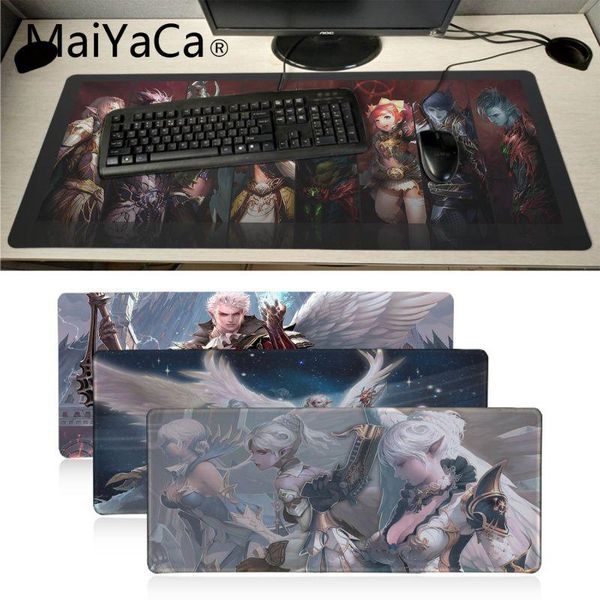 

mouse pads & wrist rests maiyaca lineage 2 game pad gamer play mats keyboard gaming 60x30cm large office computer desk mat