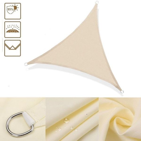 

tents and shelters outdoor garden awning summer waterproof anti-uv shelter shade sails swimming pool balcony yard canopy car sunshade