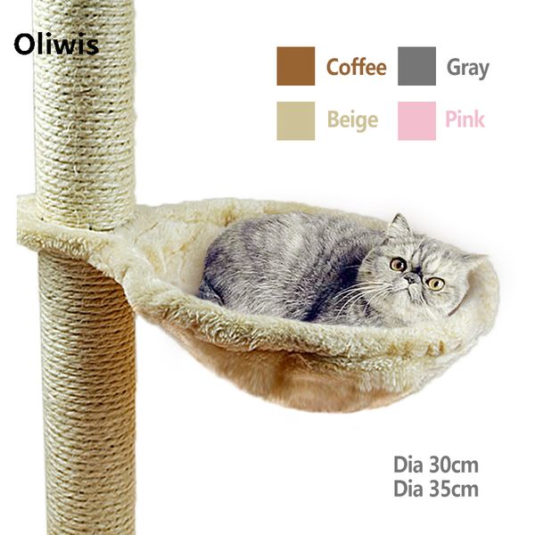 

soft cat hammock insta on cat tree cat seeping kenne hanging thick push 4coors big capacity dia 30cm/35cm pet bed big