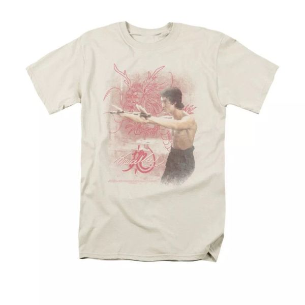 

bruce lee/power of the dragon t-shirt sizes s-3x new, White;black