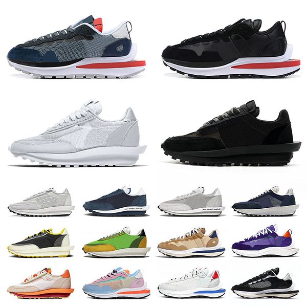 

dark iris running shoes sacais trainers pegasus ldv waffle daybreak chunky dunky black vaporwaffle white men women sports sneakers pure plat
