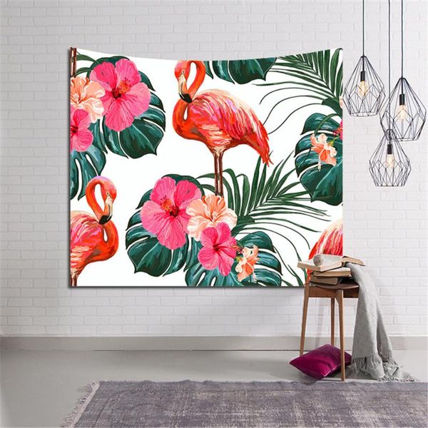 

tapestries flamingo companion tapestry wall cloth background home decoration for living room lovers animal printing carpet tablecloth