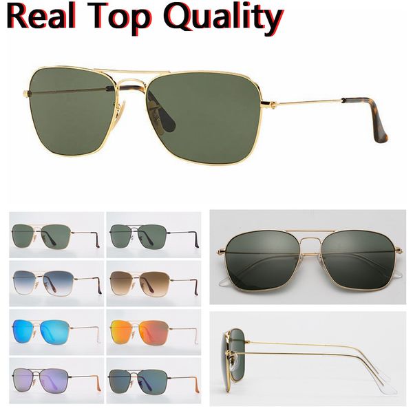 

mens sunglasses designer sunglasses glass shades uv protection glass lenses with leather case, cloth and all retailing packages, White;black