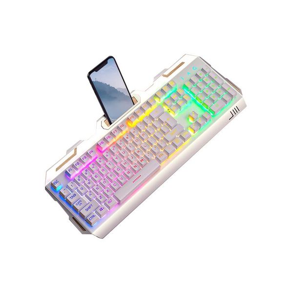 

gaming keyboard rgb backlit with silent mouse set gamer kit for computer game pc lapkeyboards