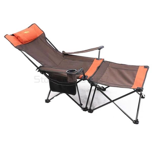 

camp furniture outdoor folding recliner portable beach fishing camping backrest painting stool office lunch break bed