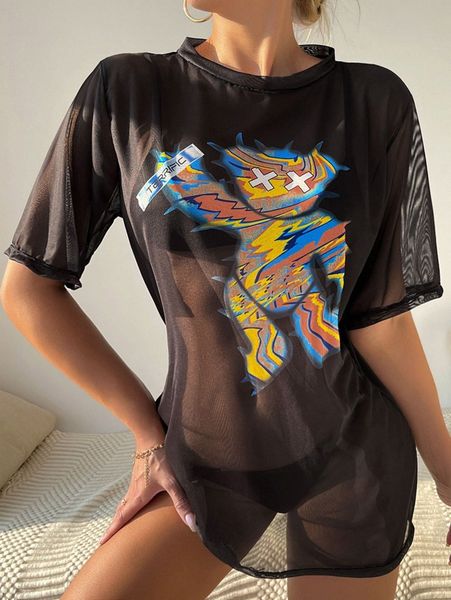 

cartoon bear graphic cover up f5nz#, White;black