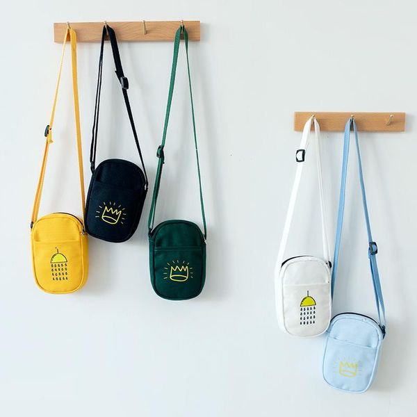 

shopping bags canvas bag crossbody phone fashion printed coin purse key case k1834 m
