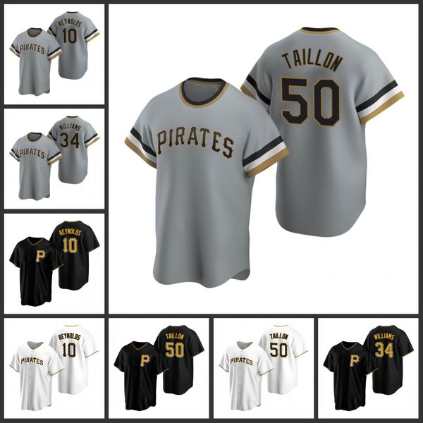 

pittsburgh pirates bryan reynolds jameson taillon trevor williams women youth jersey, Black