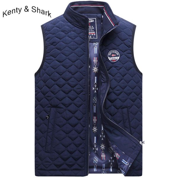 

kenty shark - men's svels cotton vt, large 3xl, 4xl, autumn coat, Black;white