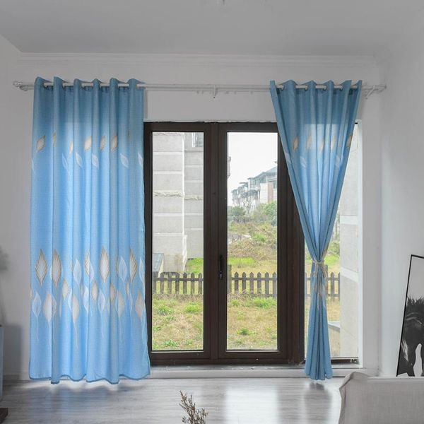

curtain & drapes rubber leaf wood grain sheer window treatment voile drape valance 1 panel fabric dormitorio curtains for livingroom 3.29