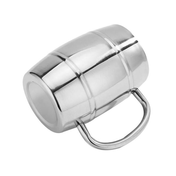 

mugs 1pc double layer stainless steel cup shatterproof party cocktail