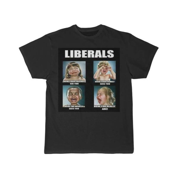 

liberals short sleeve tee, White;black