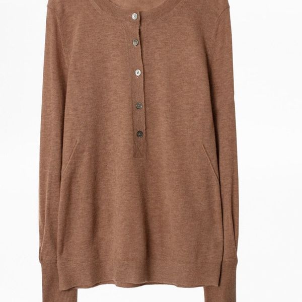 

sweater 100% cashmere spring and autumn round neck half cardigan knitted pullover lightweight soft women n7jt, White;black