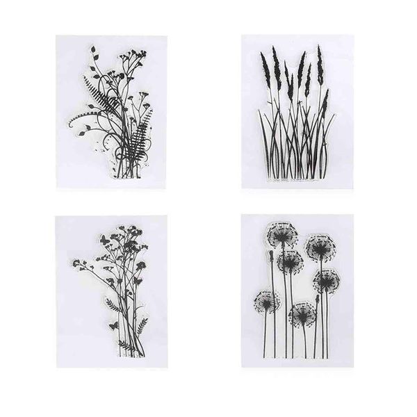 

greeting cards 4pcs transparent stamp silicone seal diy clip art decoratio