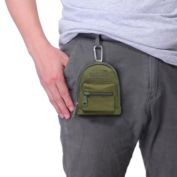 

outdoor bags nylon mini waist belt pack pouch hunting molle utility coin purse key earphone gadget organizer camping hiking case