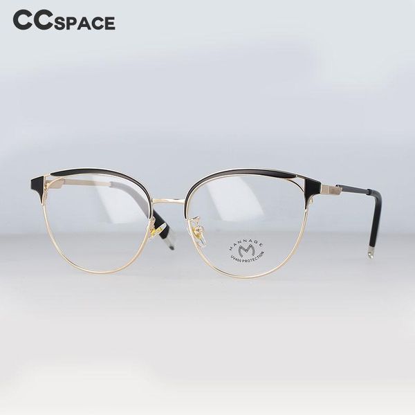 

sunglasses 51095 tr90 plastic titanium women's cat eye anti-blu-ray glasses frame optical fashion computer eyeglasses, White;black