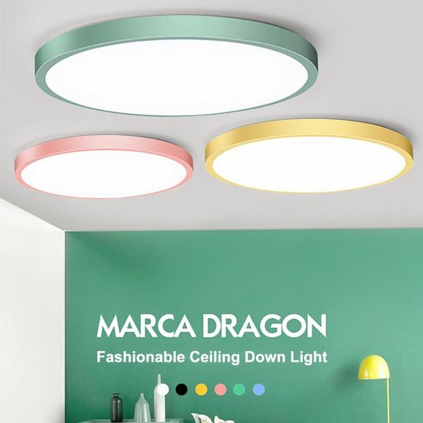 

ceiling lights 16w 30w round led panel light surface mount fixture down lamp for bathroom kitchen pathway balcony