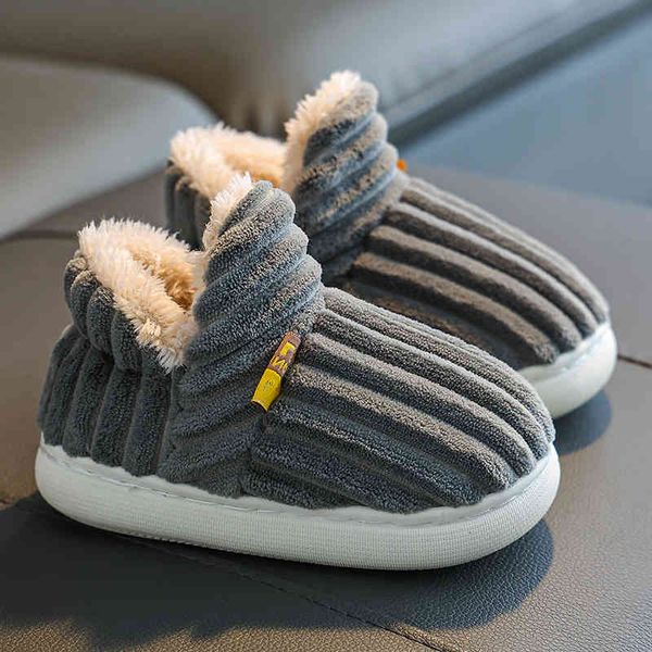 

walker toddler shoes children's cotton slippers winter boys' baby bag heel 1-3 years old 2 warm indoor women's wool