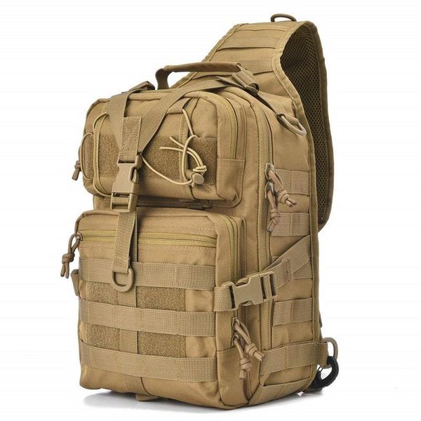 

single shoulder multi functional tactical chest bag for mountaineering outdoor bags