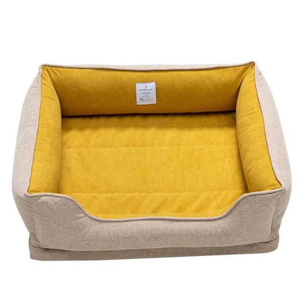 

kennels & pens foam dogs bed skin friendly short velent small medium large overfilled cushiony dog premium petbed couch 4color 3 size washab