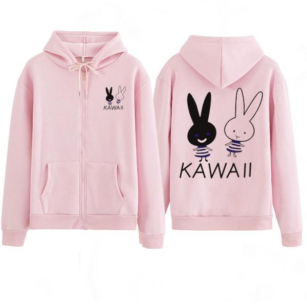 

korean version print hoodies sweatshirt women long sleeve 100% cotton pullover jacket o-neck loose sweatshirts hooded women's &, Black