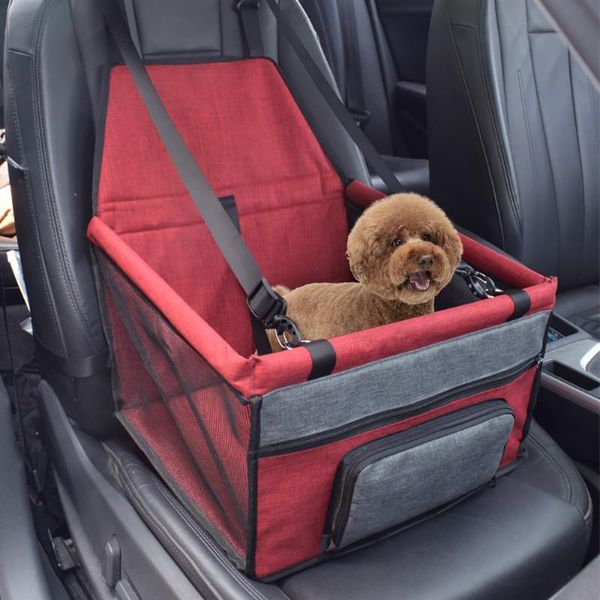 

dog car seat covers pet mat basket carrier box bags breathable cage safety leash with strap protector accessories