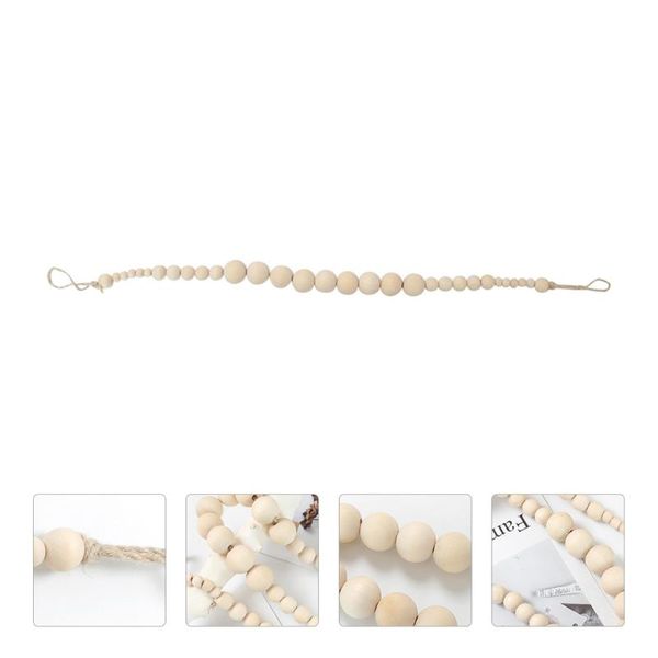 

curtain & drapes 1pc wooden bead tie strap rope tieback decorative holder