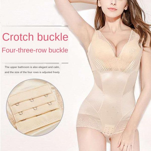 

women's shapers body shaping clothes thin waist lifting buttocks legs shrinking tight one-piece underwear fajas reductoras y modeladora, Black;white