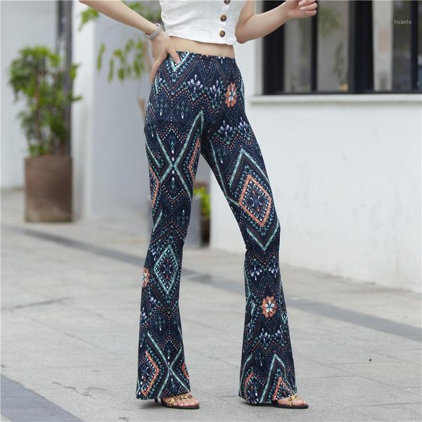 

women's pants & capris summer woman high waist flare thin lady sunproof clothing undefined streetwear party club trousers e girl, Black;white