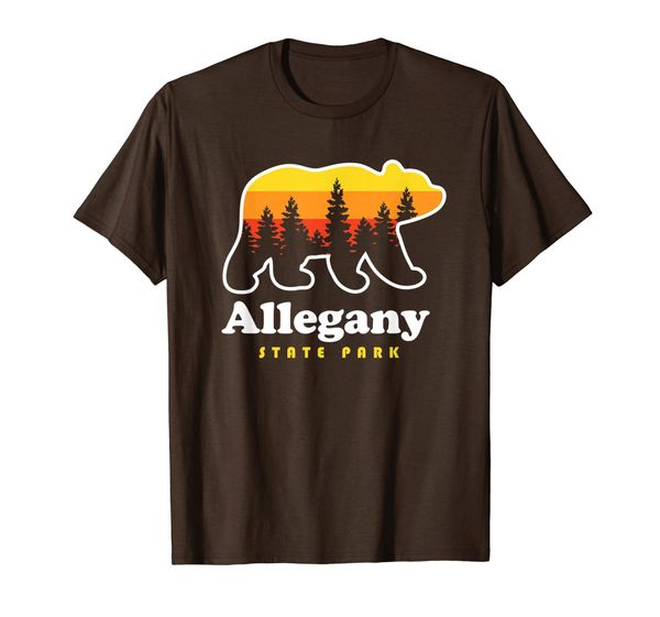 

allegany state park shirt - upstate new york allegany t-shirt, White;black