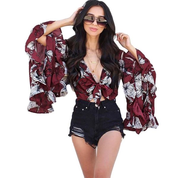 

women's blouses & shirts fashion blouse women casual loose womens and blusa feminina summer chemise femme blusas shirt ruffles, White