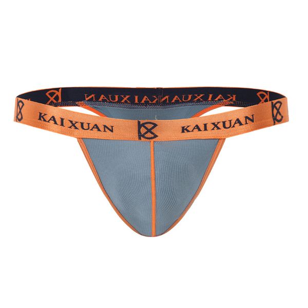 

men's underwear thong modal portable cut kx008-dk, Black;white