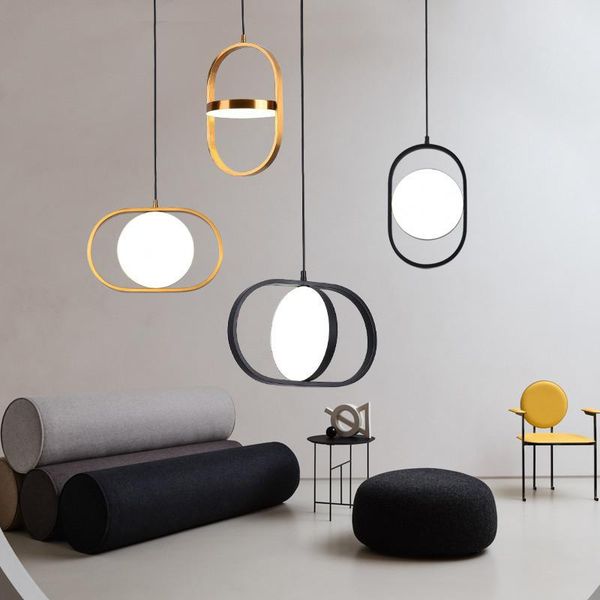 

pendant lamps modern led lights fixture bedroom kitchen dining room hanging luminaire suspension gold home decoration lighting