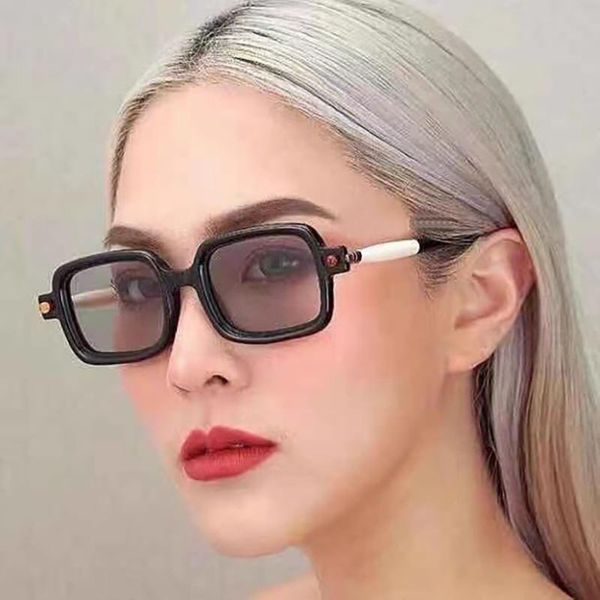 

sunglasses square acetate frame for men classic style women, White;black