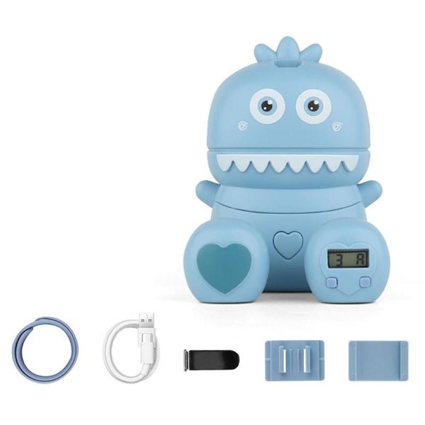 

electric fans d0je portable wrist wearable fan 3-wind speed cartoon monsters-like hand rechargeable personal mini usb