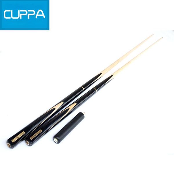 

cuppa 3/4 snooker cues stick 9.8mm billiard black china 2021