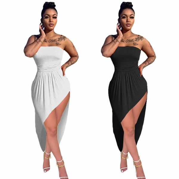 

casual dresses women slash neck summer midi dress side split fashion vestidos femme, Black;gray