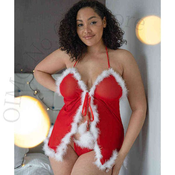

nxy set oimg europe and the united states christmas plus size lingerie gold velvet clothes girl pajamas 1210, Red;black