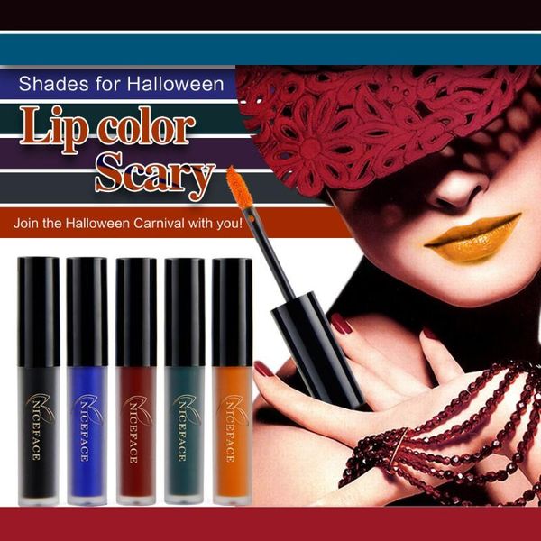 

lip gloss party luxury makeup cosmetics nude matte lipstick long lasting halloween