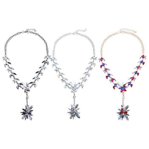 

chains fashion jewelry bohemia pendant necklace for women vintage punk statement, Silver